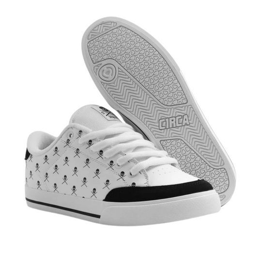 AL 50 WHITE/BLACK SKULL