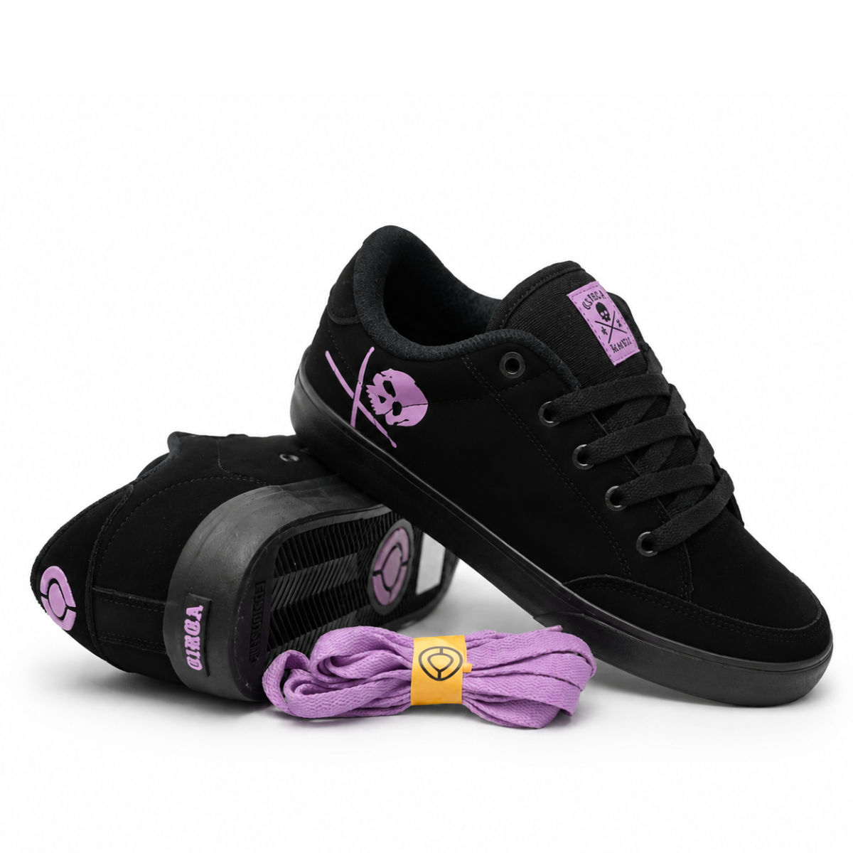 BLACK/LILIAC | SYNTETIC NUBUCK 100999- BKLC