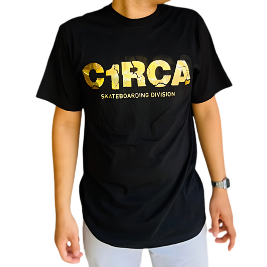 CAMISA MANGA CORTA DIVITION TE ES X AM BLACK/GOLD