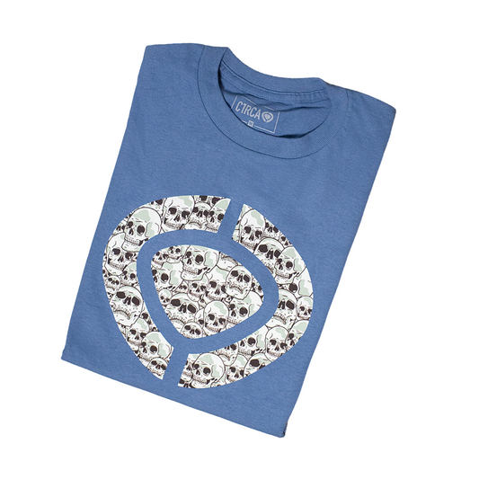 ICON SKULL TEE OCEAN DEPTH