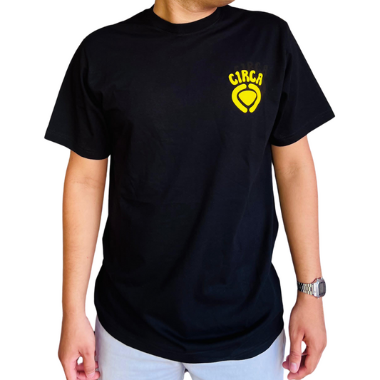 CAMISA MANGA CORTA LOGO BOO TE ES BLACK/YELLOW