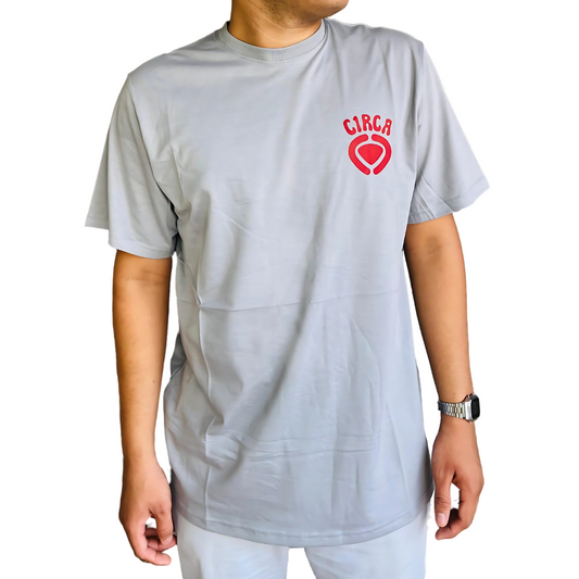 CAMISA MANGA CORTA LOGO BOO TE ES DARK GREY/RED