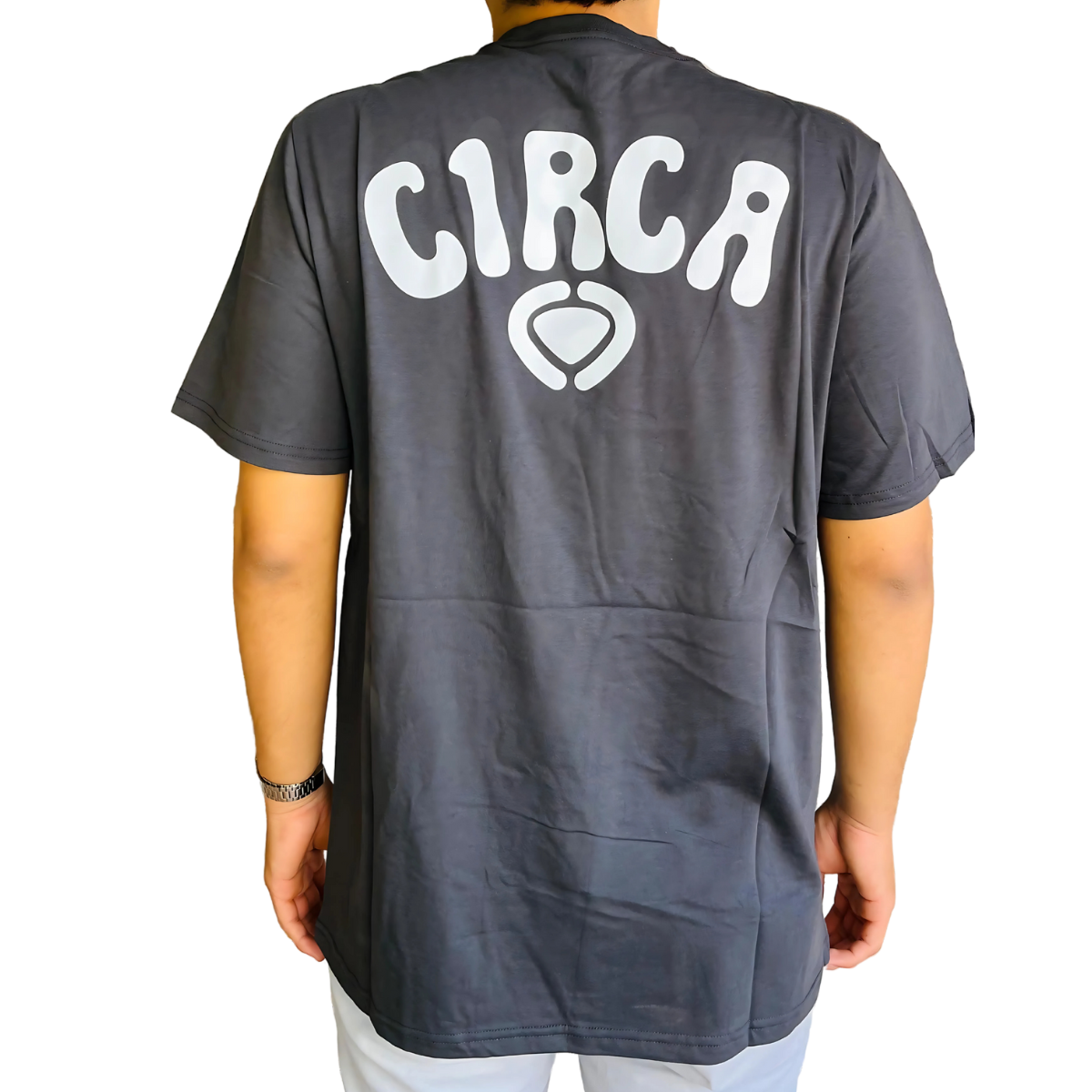 CAMISA MANGA CORTA LOGO BOO TE ES GREY/WHITE