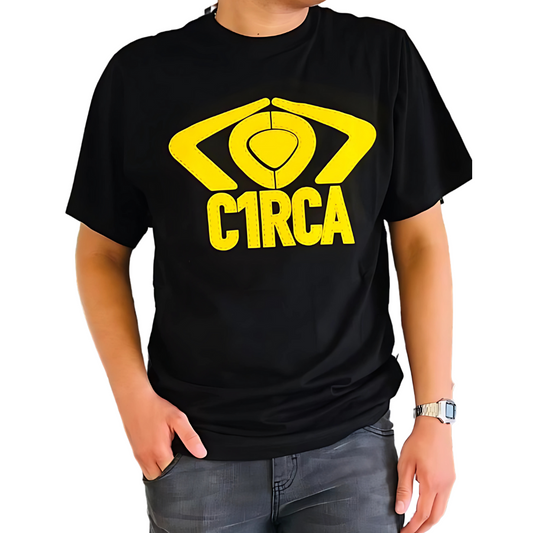 CAMISA MANGA CORTA LOGO PLUS  TE ES BLACK/YELLOW