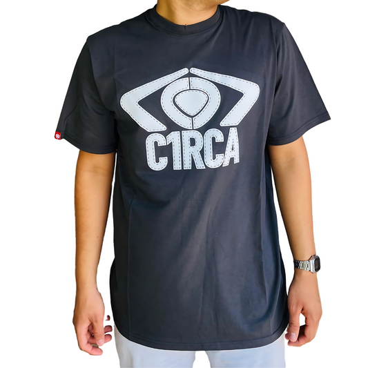 CAMISA MANGA CORTA LOGO PLUS  TE ES GREY/WHITE