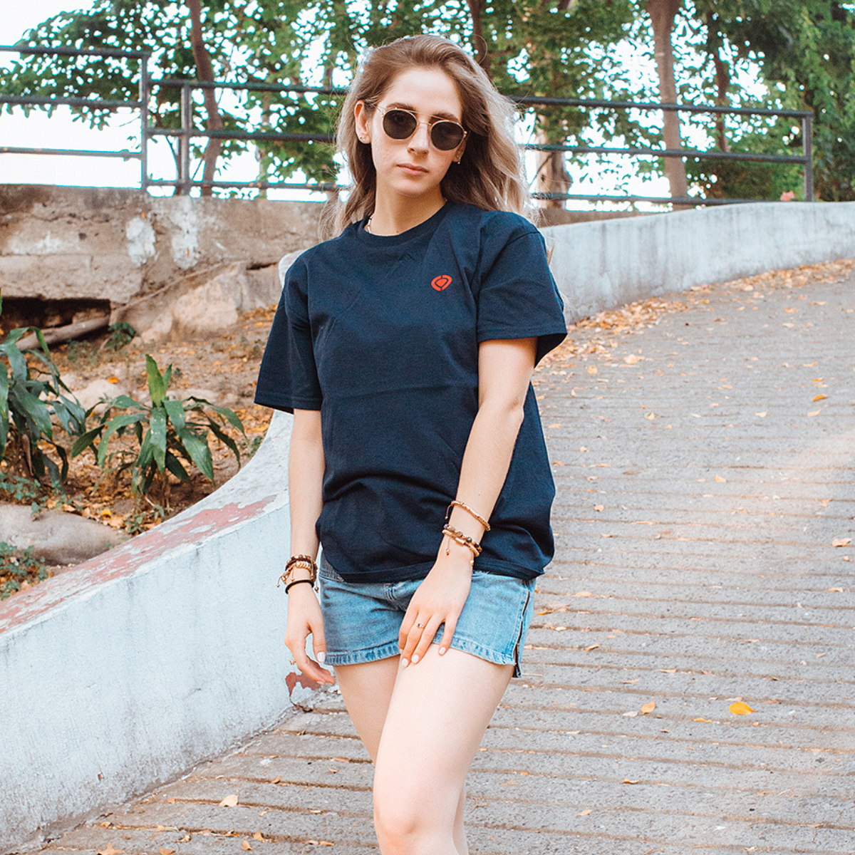 MINI ICON TEE NAVY