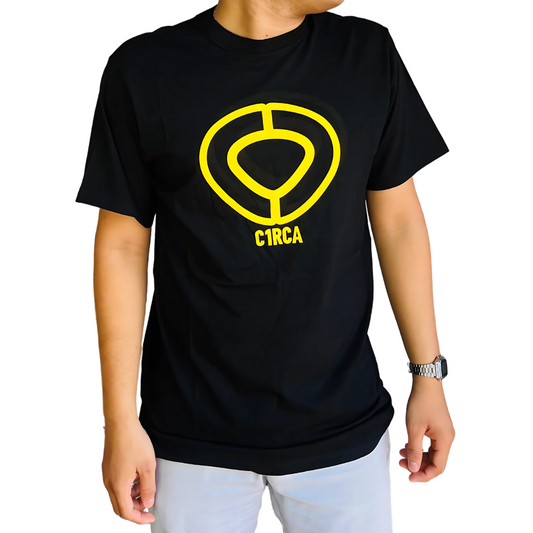 CAMISA MANGA CORTA LOGO PLUS  TE ES BLACK/YELLOW