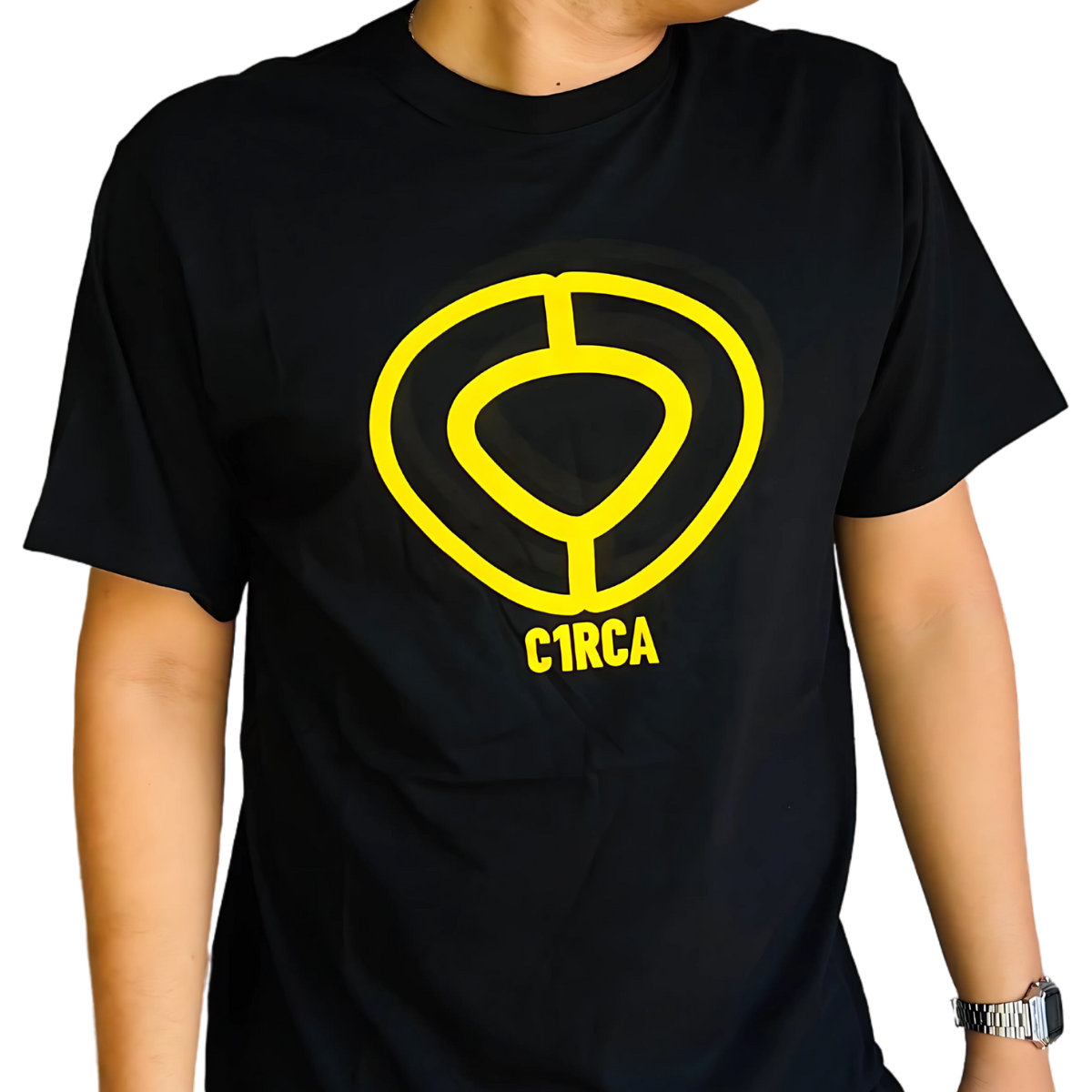 CAMISA MANGA CORTA LOGO PLUS TE ES BLACK/YELLOW