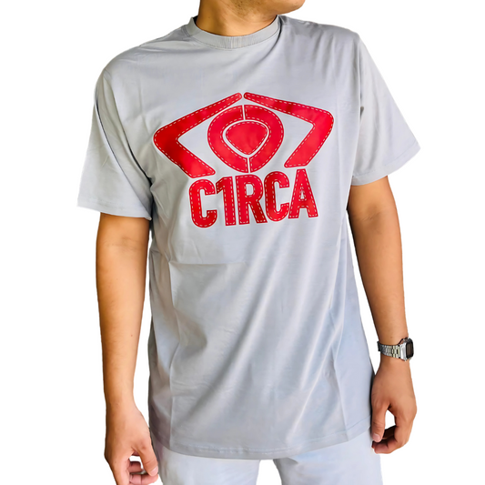 CAMISA MANGA CORTA LOGO PLUS TE ES DARK GREY/RED