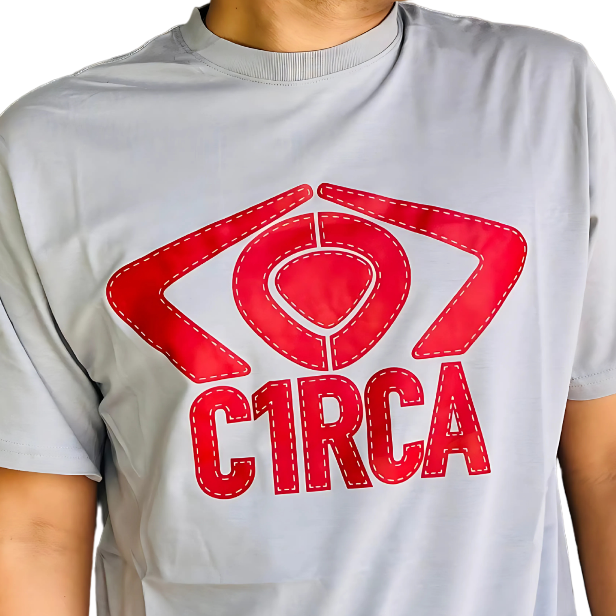 CAMISA MANGA CORTA LOGO PLUS TE ES DARK GREY/RED