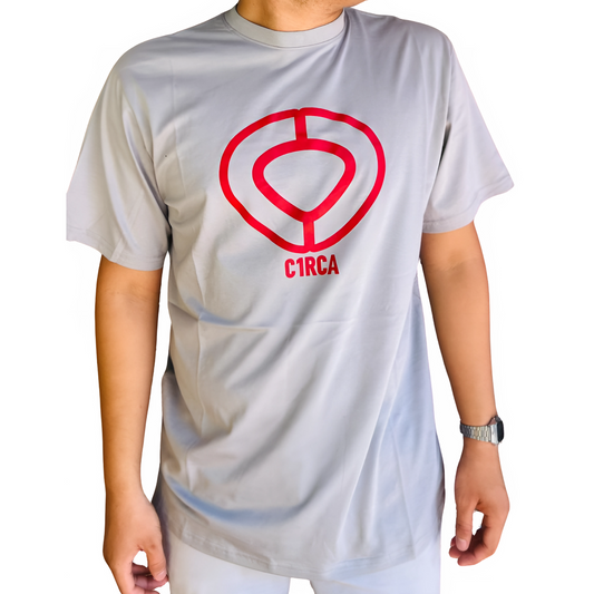 CAMISA MANGA CORTA LOGO PLUS  TE ES DARK GREY/RED