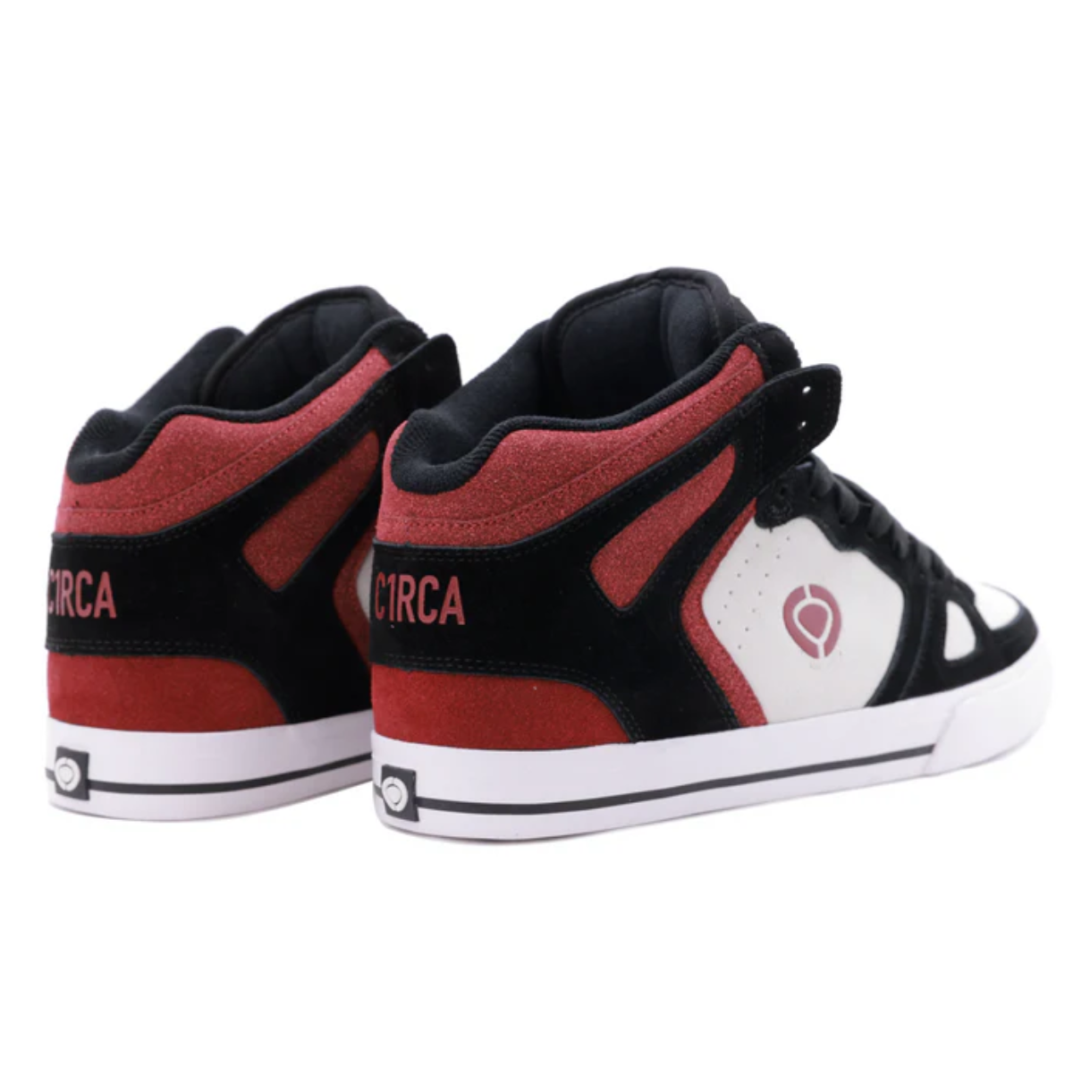99 VULC HI RED BLACK WHITE