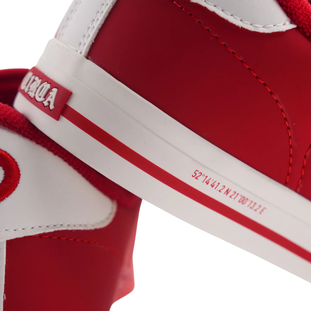 AL 50 BRIGHT RED WHITE