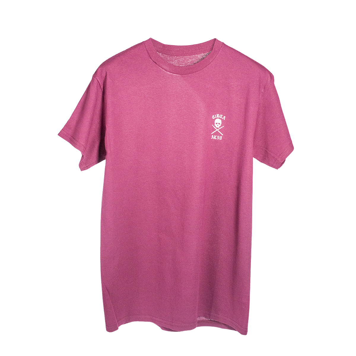 AL50 SKULL TEE BURGUNDY