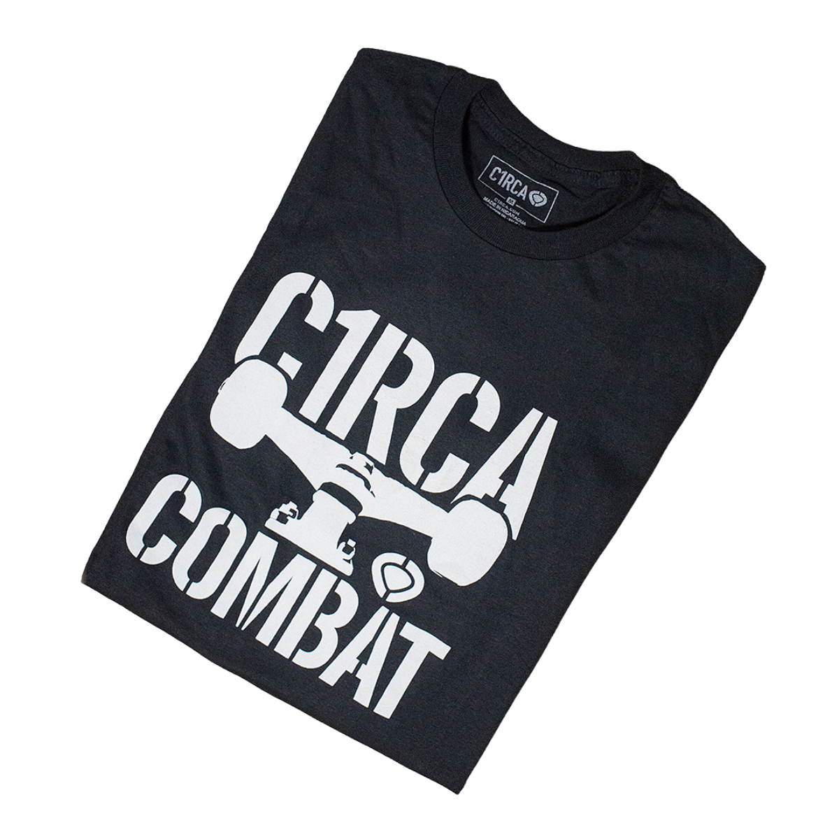 COMBAT TEE BLACK WHITE
