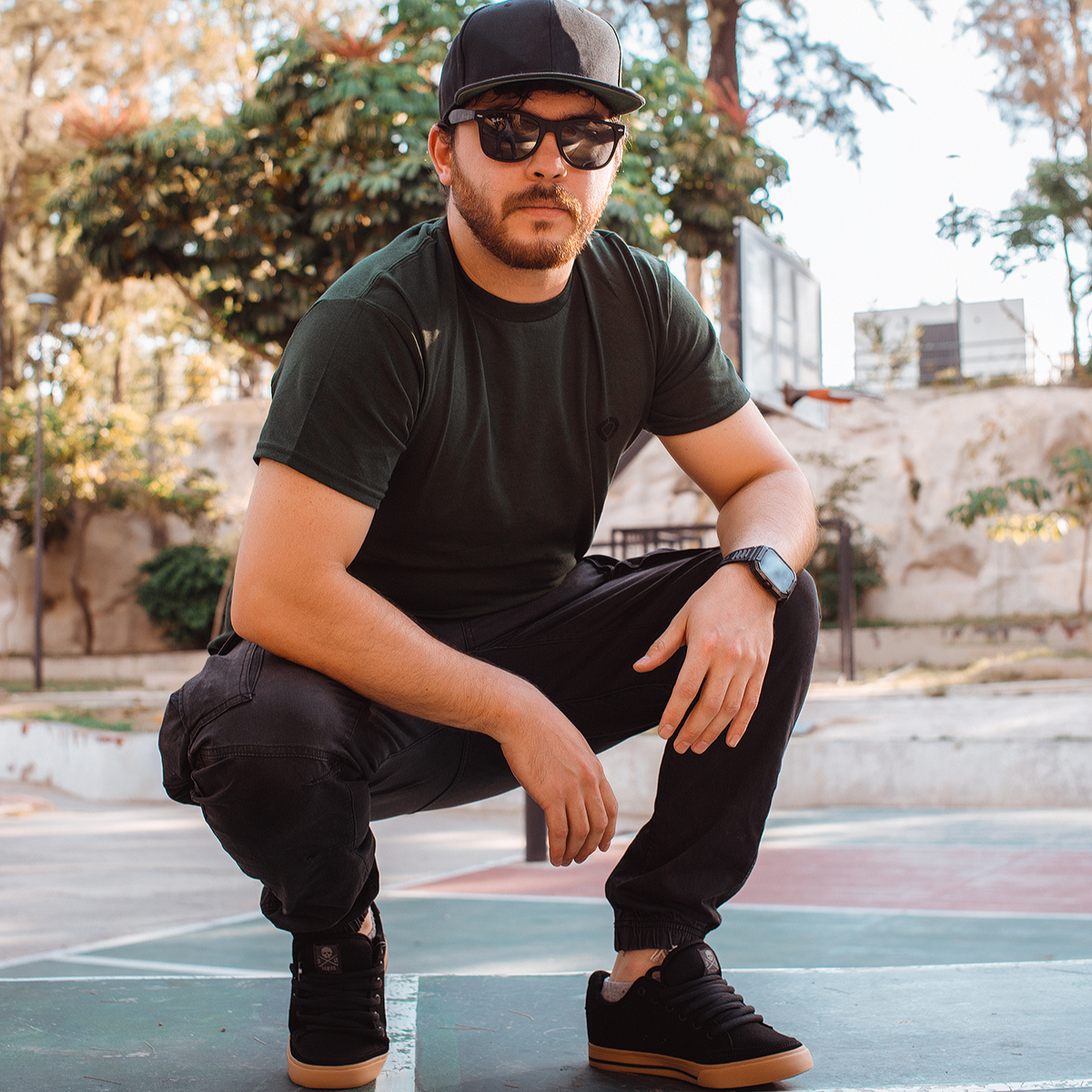 MINI ICON TEE GREEN BOTTLE